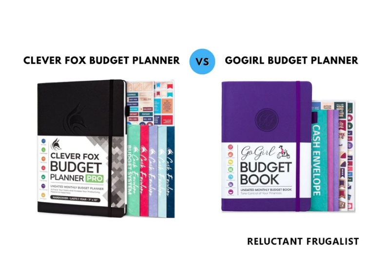 Clever Fox Budget Planner and GoGirl Budget Planner Comparison