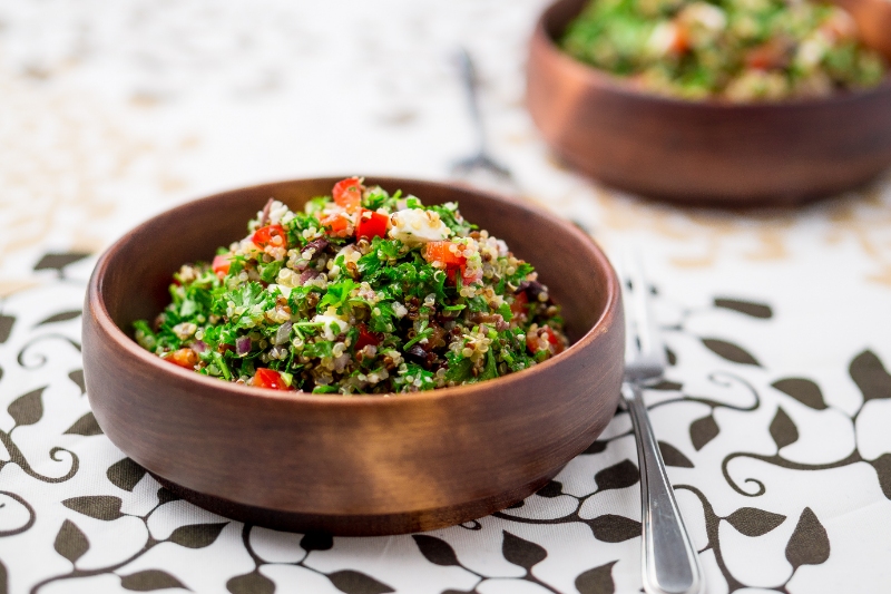 Bowl of Greek Quinoa Salad