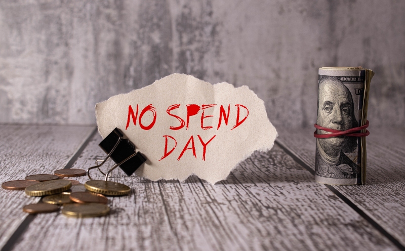 Money Spending on No Spend Day