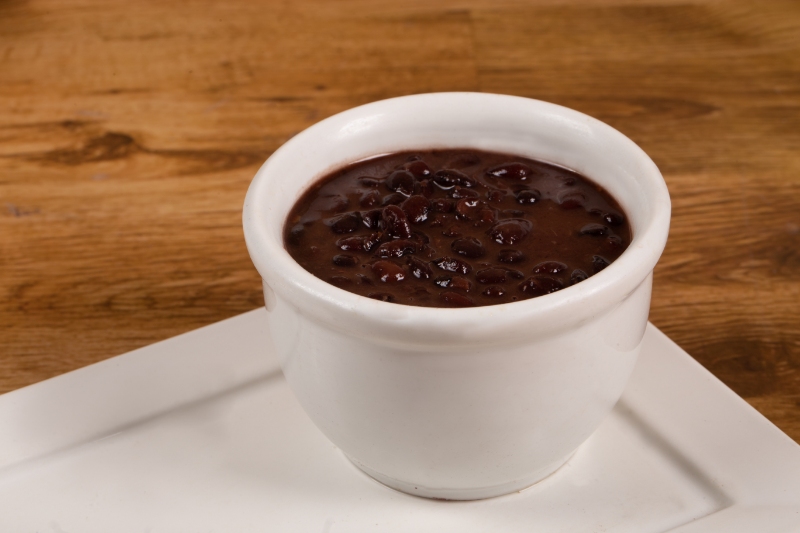 Bowl of Slow Cooker Black Bean Soup