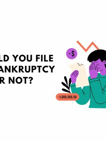 Should You File for Bankruptcy or Not? Graphics