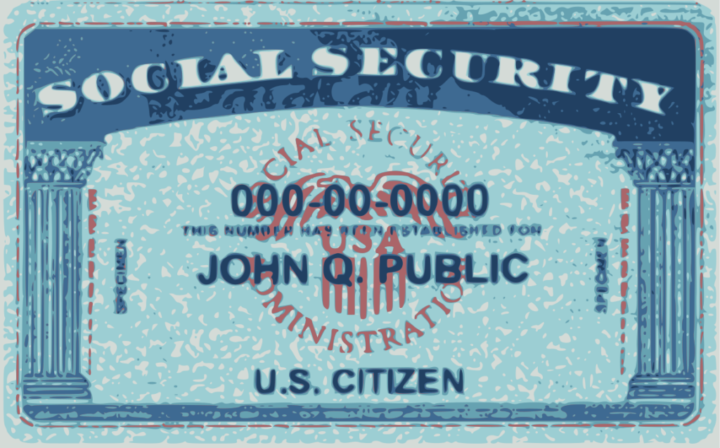 Sample Social Security Card