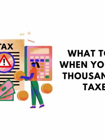 What to Do When You Owe Thousands in Taxes Graphics